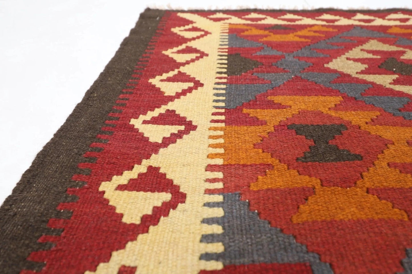 97 x 197 cm | Kilim Afghan Tribal Hand Knotted Wool Runner
