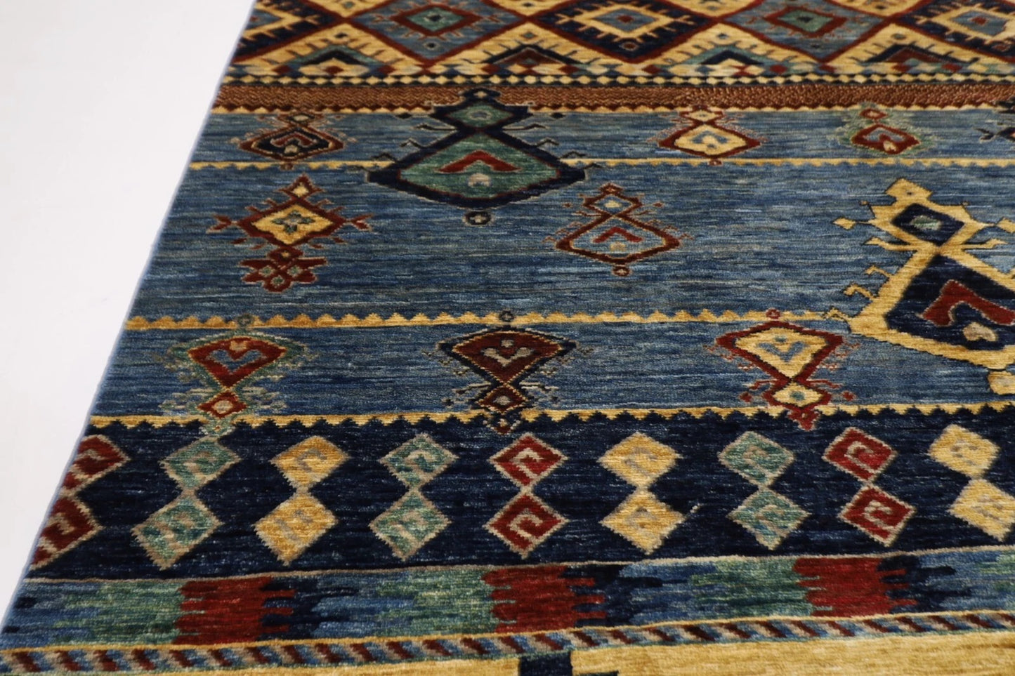 187 x 268 cm |  Gabbeh  Afghan Tribal Hand Knotted Veg Dye Wool carpet