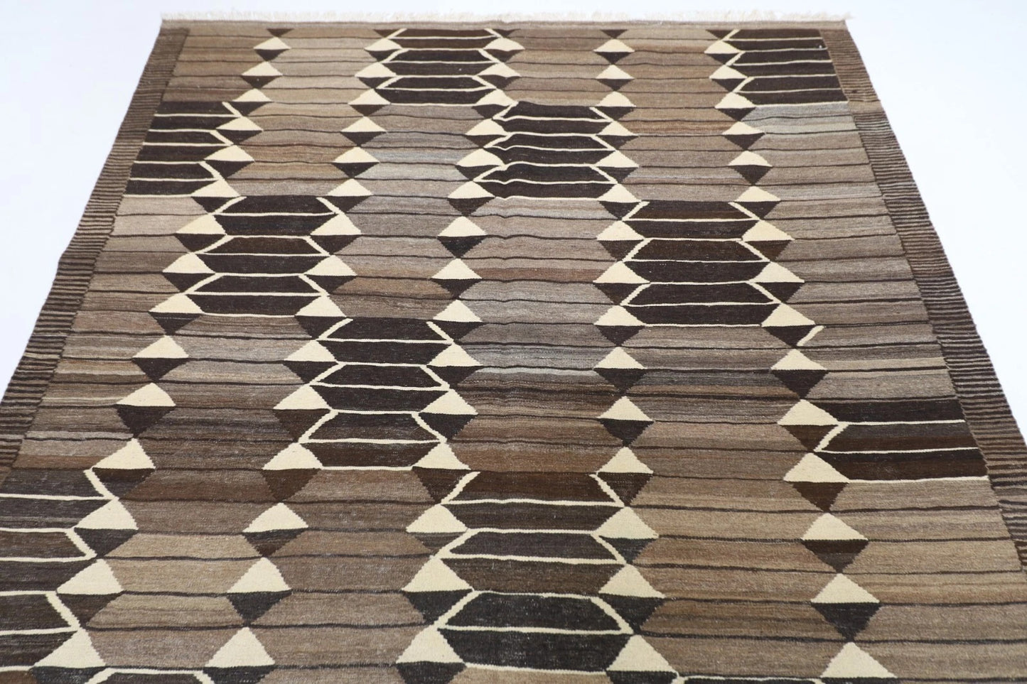 200 x 307 cm | Flat Weaved Afghan Tribal Hand Knotted Kilim