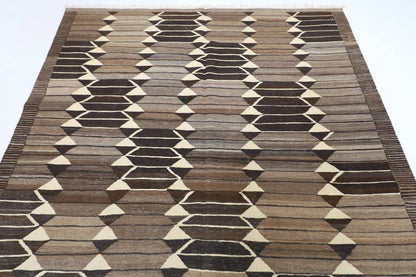 200 x 307 cm | Flat Weaved Afghan Tribal Hand Knotted Kilim