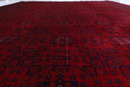 253 x 345 cm | Belgic Afghan Tribal Hand Knotted Carpet