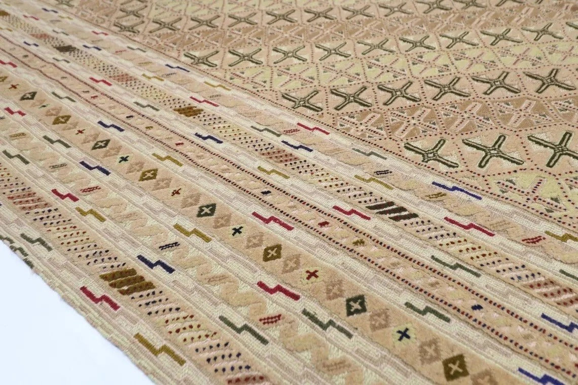 202 x 276 cm | Carpet Kilim Afghan Tribal Hand Knotted Carpet