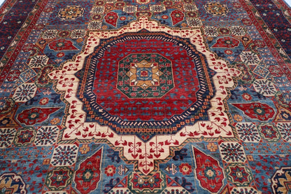 374 x 543 cm | Mamluk Afghan Tribal Hand Knotted Carpet