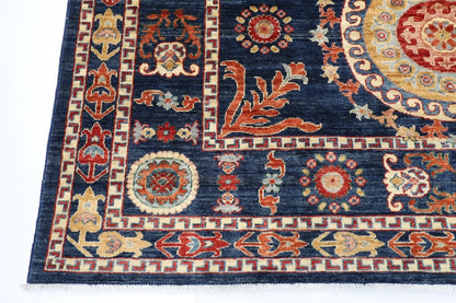 205 x 297 cm | Suzani Afghan Tribal Hand Knotted Carpet