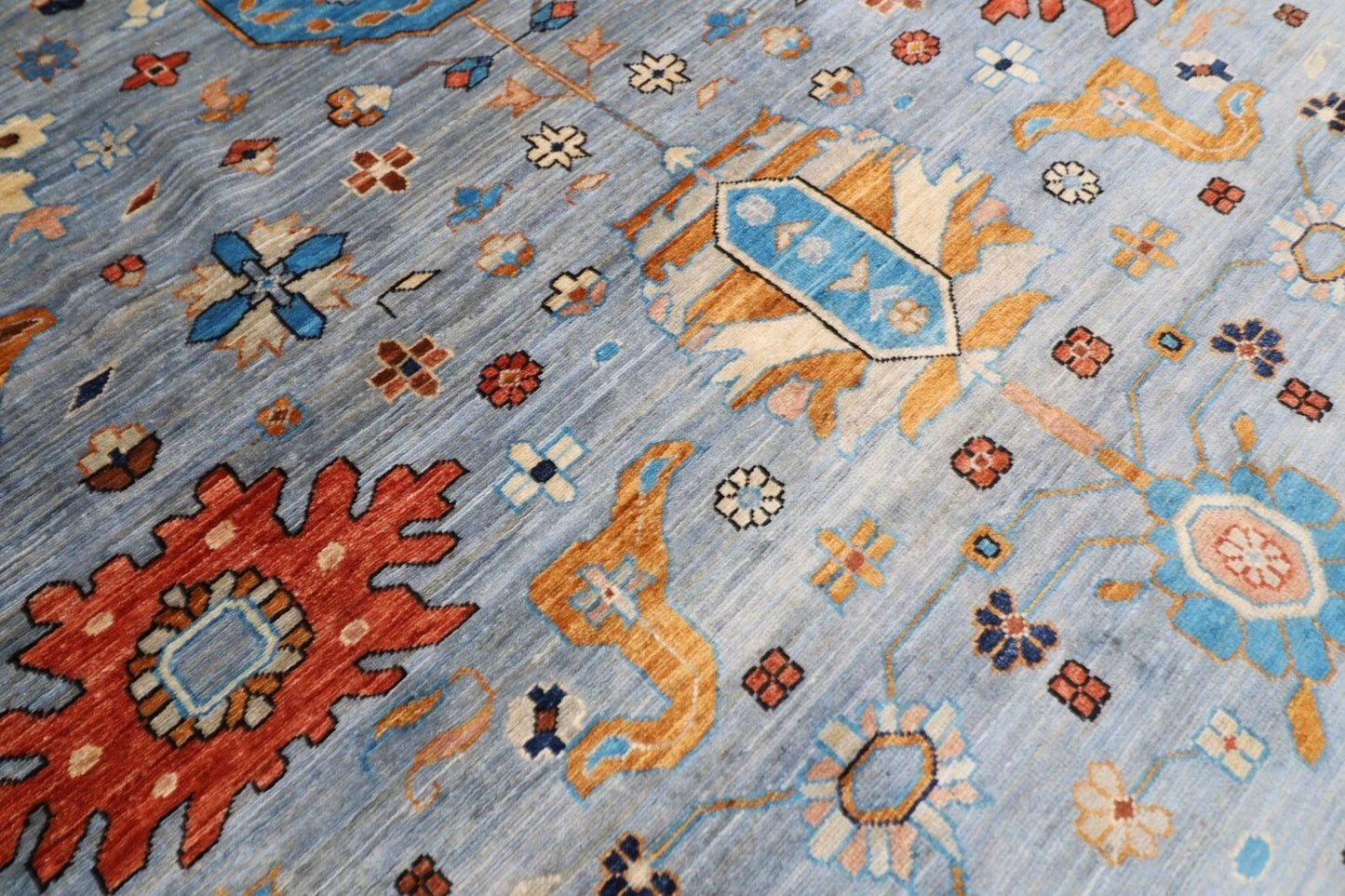 251 x 306 cm | Aryana Afghan Tribal Hand Knotted Carpet