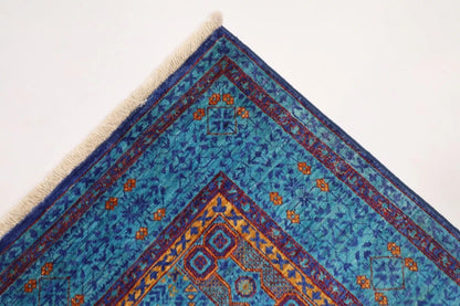 130 x 180 cm | Mamluk Afghan Tribal Hand Knotted Veg Dye Wool carpet