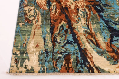 203 x 289 cm | Art Afghan Tribal Hand Knotted Carpet