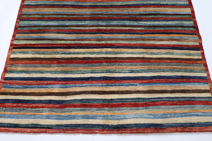 169 x 228 cm | Gabbeh Afghan Tribal Hand Knotted Veg Dye Wool Carpet