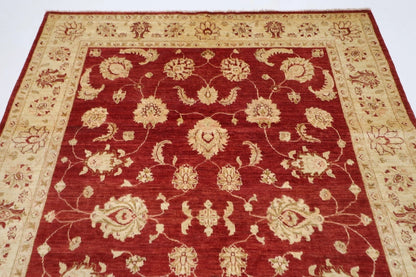 177 x 223 cm | Chobi Afghan Tribal Hand Knotted Veg Dye Wool Carpet