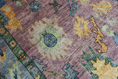 253 x 303 cm | Oushak Afghan Tribal Hand Knotted Carpet
