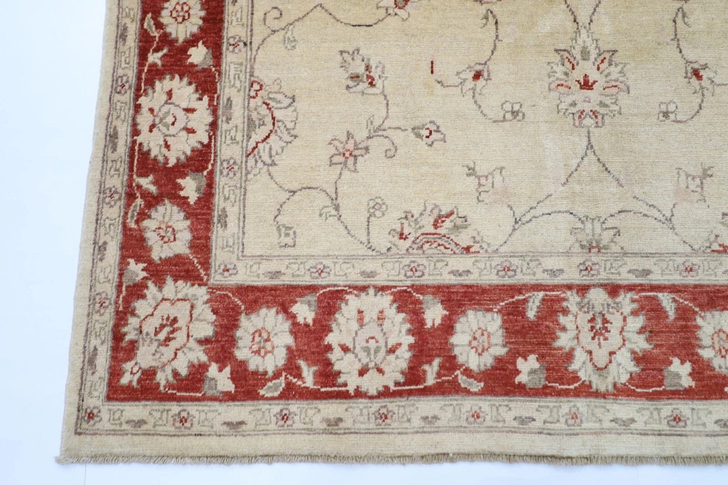 157 x 244 cm | Chobi Afghan Tribal Hand Knotted Veg Dye Wool Carpet