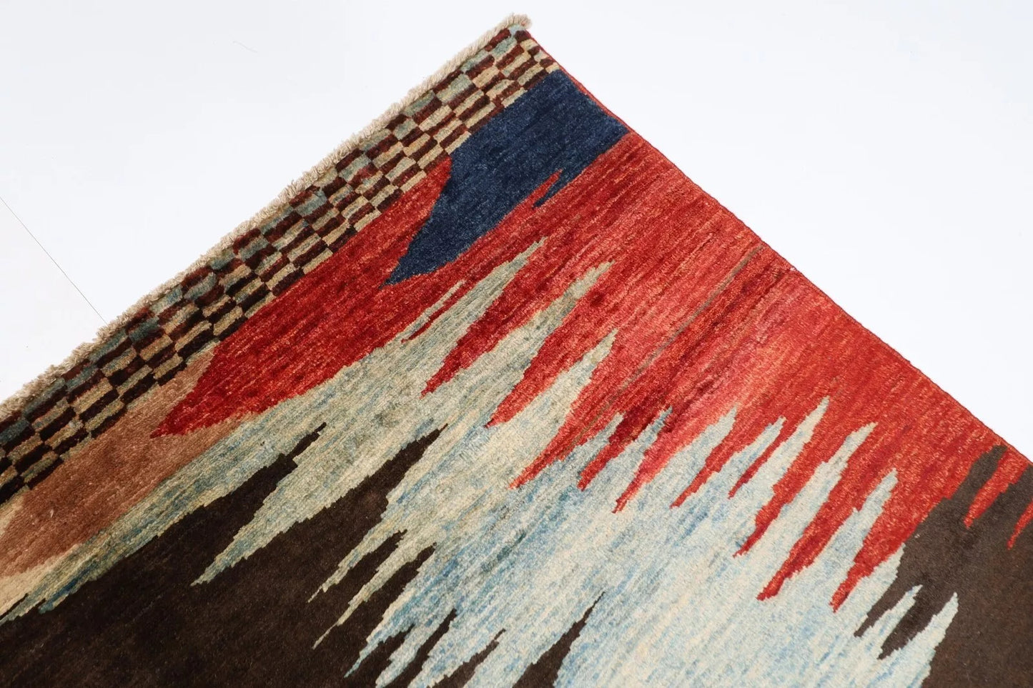 130 x 184 cm | Gabbeh Afghan Tribal Hand Knotted Veg Dye Wool carpet