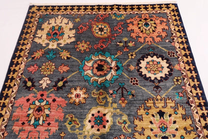 120 x 180 cm | Afghan Tribal Hand Knotted Veg Dye Wool carpet