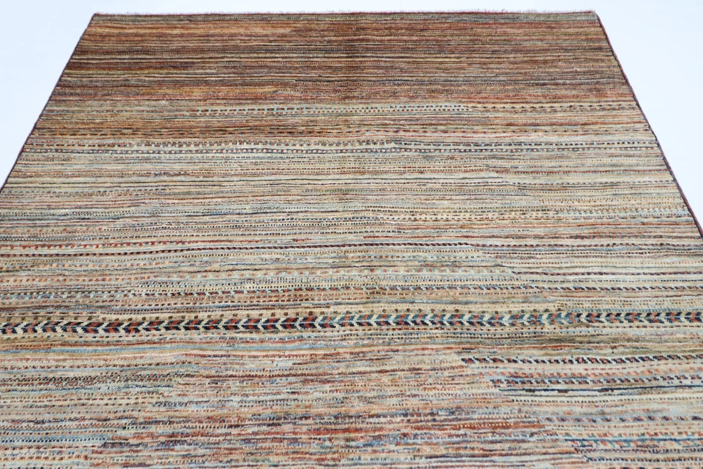 202 x 293 cm | Gabbeh Afghan Tribal Hand Knotted Carpet
