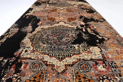 103 x 296 cm | Abstract Afghan Tribal Hand Knotted Wool Runner