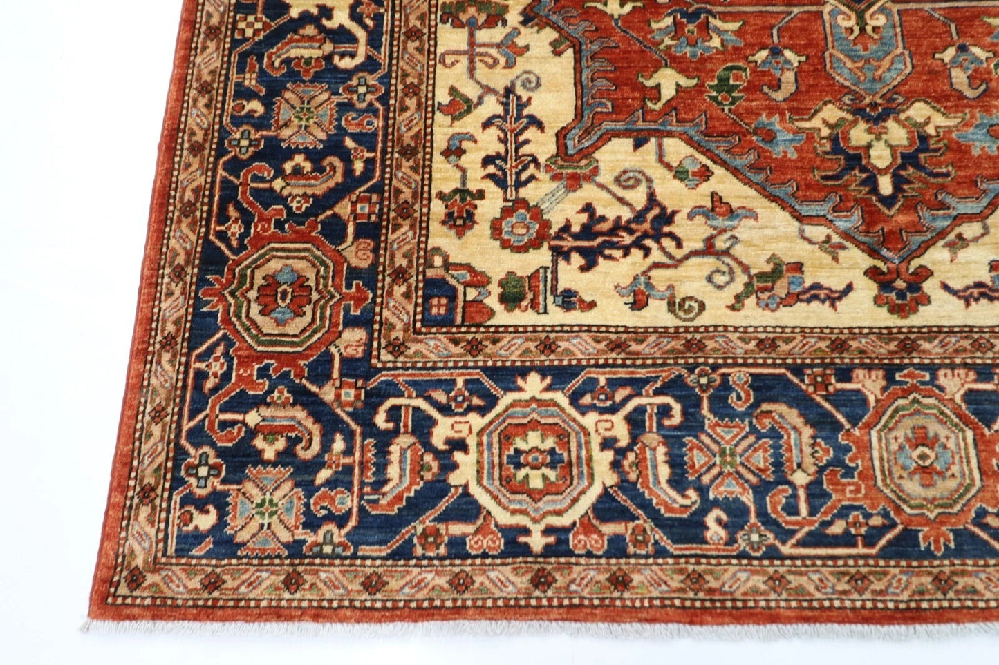 200 x 299 cm | Serapi Afghan Tribal Hand Knotted Carpet