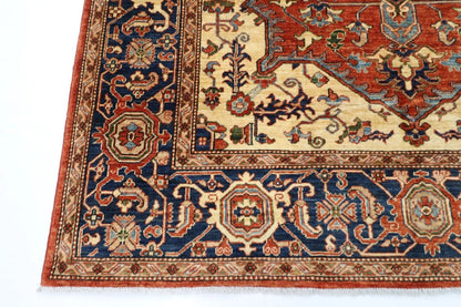 200 x 299 cm | Serapi Afghan Tribal Hand Knotted Carpet