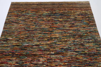 149 x 195 cm | Gabbeh Afghan Tribal Hand Knotted Veg Dye Wool carpet