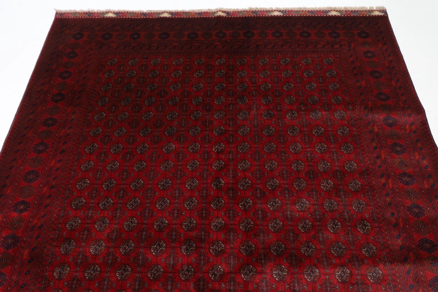 174 x 246 cm | Fine Mori Bokhara Afghan Tribal Hand Knotted Veg Dye Wool Carpet