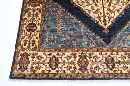 204 x 307 cm | Serapi Afghan Tribal Hand Knotted Carpet