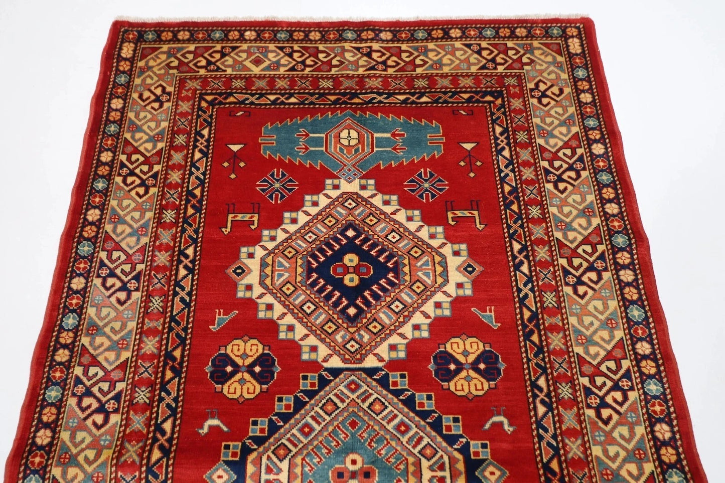 116 x 200 cm | Shirvan Afghan Tribal Hand Knotted Veg Dye Wool carpet
