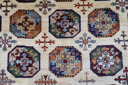 245 x 296 cm | Ersari Afghan Tribal Hand Knotted Carpet