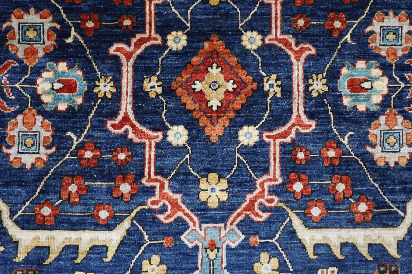 203 x 298 cm | Bidjar Afghan Tribal Hand Knotted Carpet