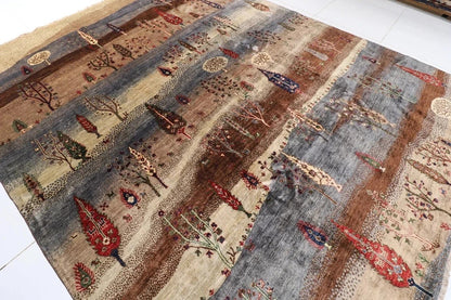 242 x 300 cm | Landscape Afghan Tribal Hand Knotted Carpet