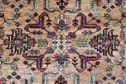 176 x 276 cm |  Kazak Gold Afghan Tribal Hand Knotted Veg Dye Wool carpet