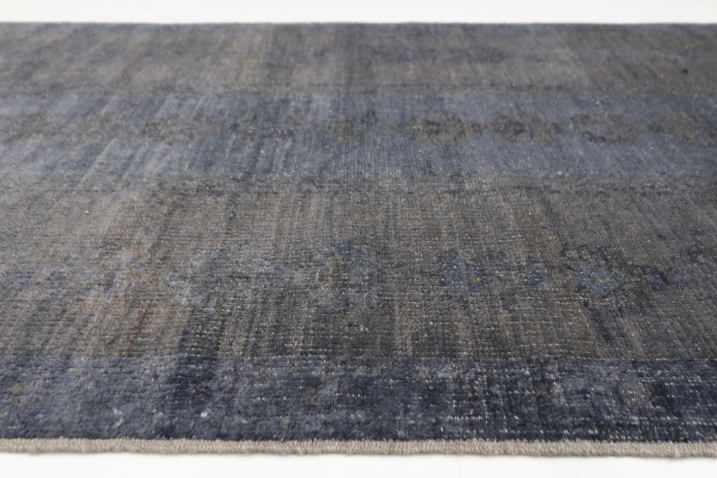 80 x 274 cm | Grey Afghan Tribal Hand Knotted Wool Runner