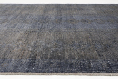 80 x 274 cm | Grey Afghan Tribal Hand Knotted Wool Runner