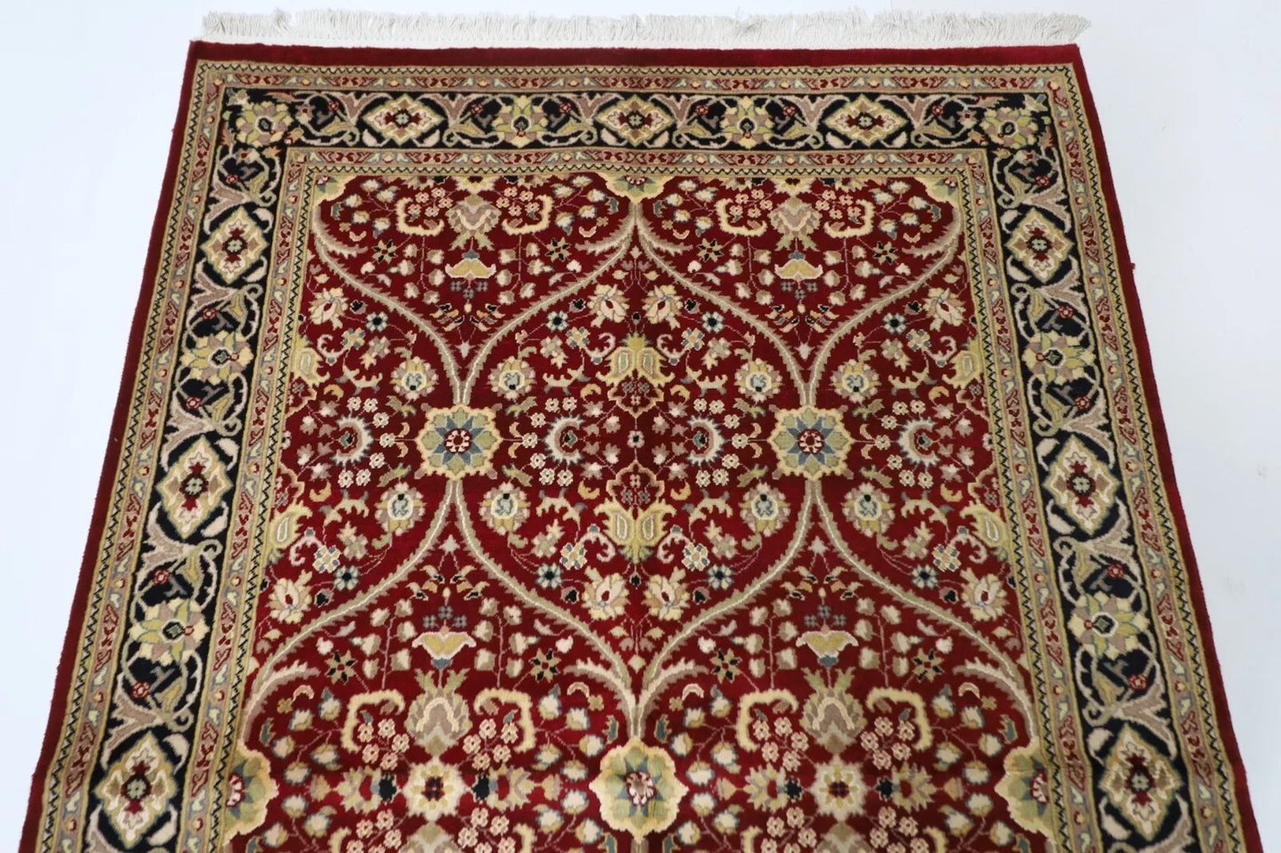 124 x 194 cm | Tribal Hand Knotted Veg Dye Wool carpet