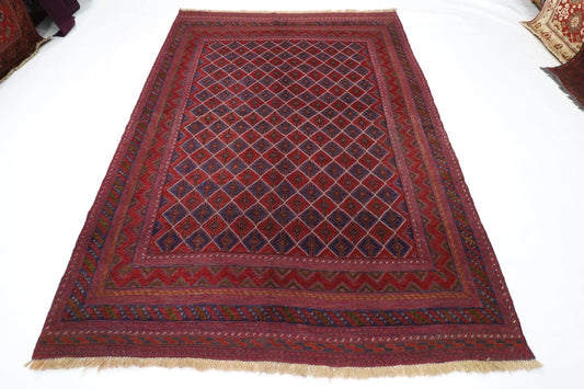 200 x 270 cm | Flat Weaved Carpet Kilim Afghan Tribal Hand Knotted Carpet