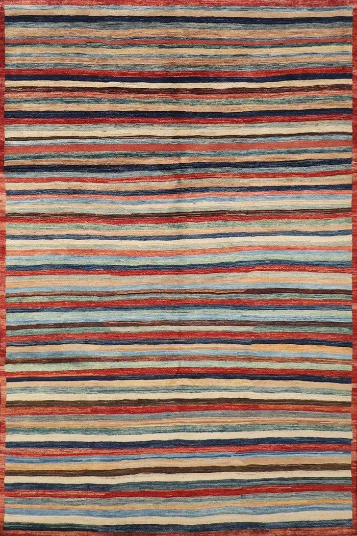 169 x 228 cm | Gabbeh Afghan Tribal Hand Knotted Veg Dye Wool Carpet