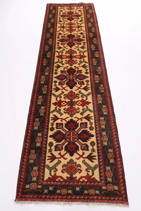 93 x 317 cm | Maranoce Afghan Tribal Hand Knotted Wool Runner