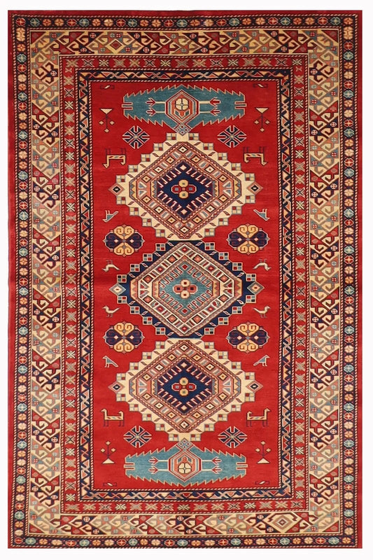 116 x 200 cm | Shirvan Afghan Tribal Hand Knotted Veg Dye Wool carpet