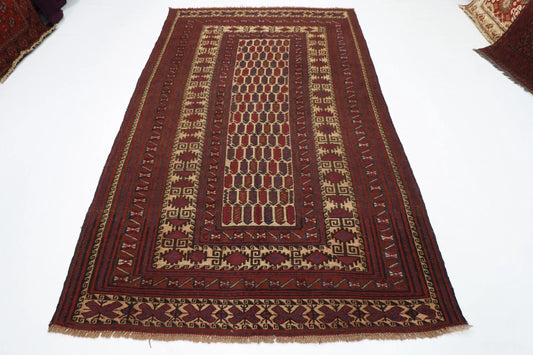 180 x 276 cm | Barjesta Flat Weaved Afghan Tribal Hand Knotted Wool Carpet kilim