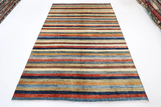 196 x 294 cm | Gabbeh Afghan Tribal Hand Knotted Carpet