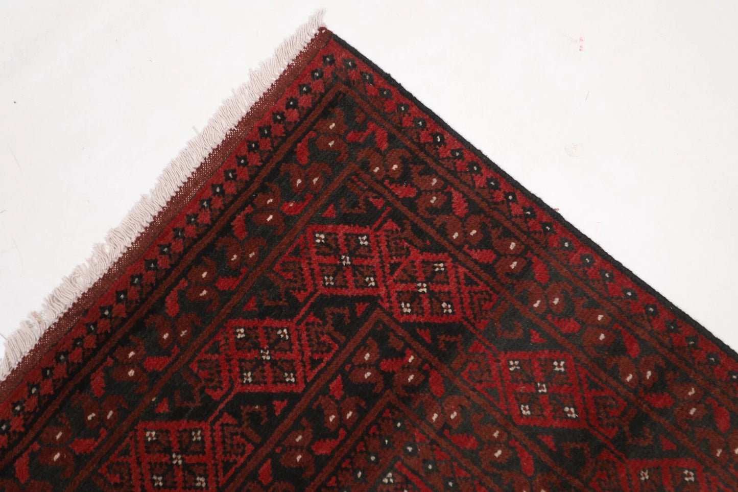 196 x 288 cm | Akja Bokhara Afghan Tribal Hand Knotted Carpet