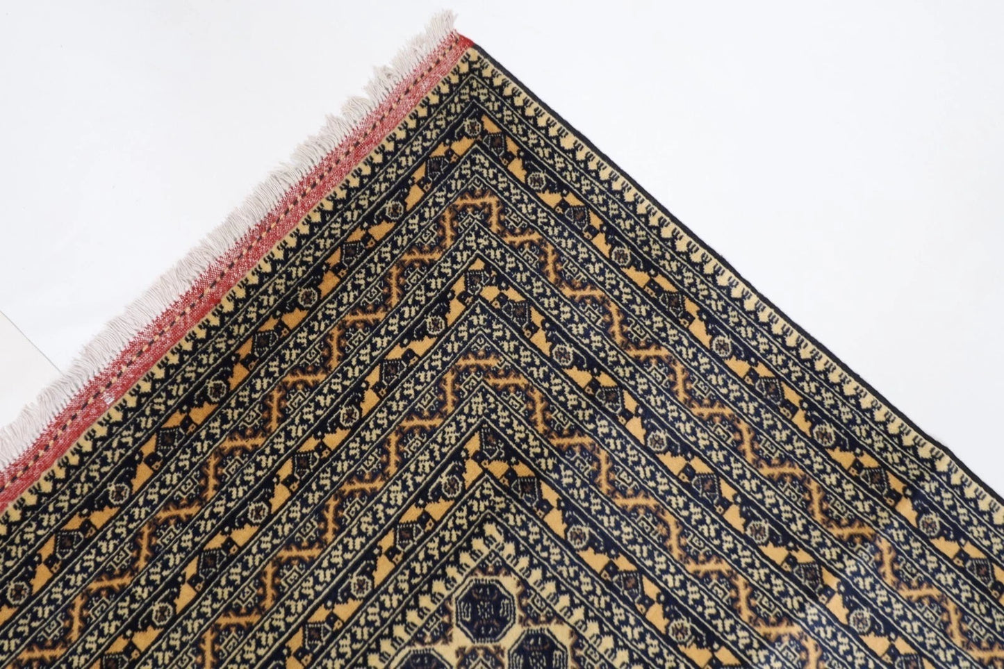 196 x 300 cm | Bokhara Afghan Tribal Hand Knotted Carpet