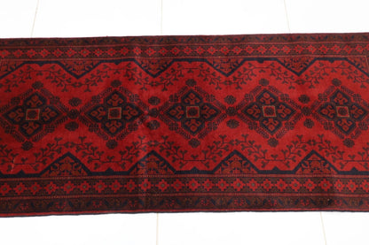 80 x 190 cm | Khal Mohammadi Afghan Tribal Hand Knotted Wool Runner