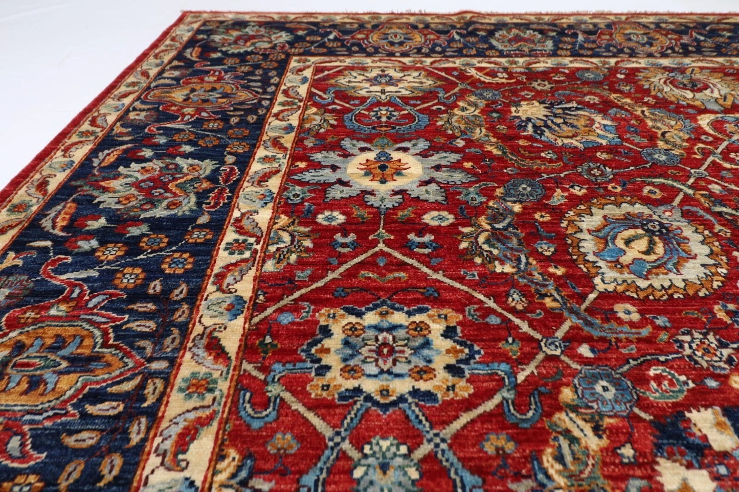 271 x 363 cm | Aryana Afghan Tribal Hand Knotted Carpet