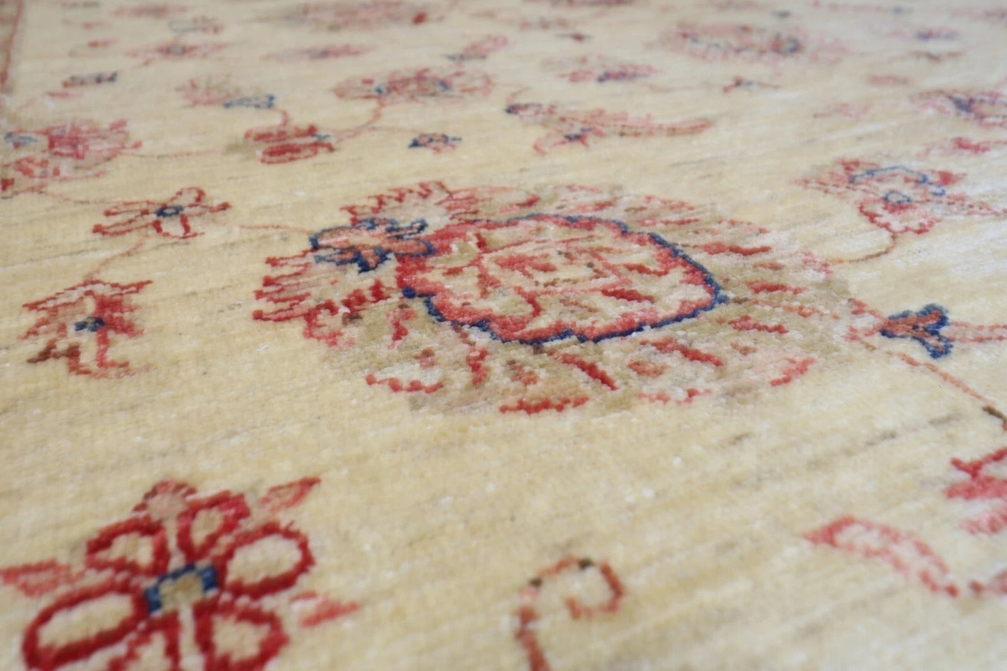 177 x 241 cm | Chobi Afghan Tribal Hand Knotted Veg Dye Wool Carpet