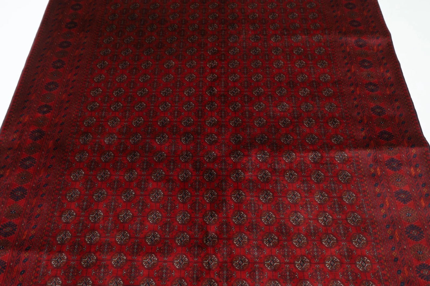 174 x 246 cm | Fine Mori Bokhara Afghan Tribal Hand Knotted Veg Dye Wool Carpet