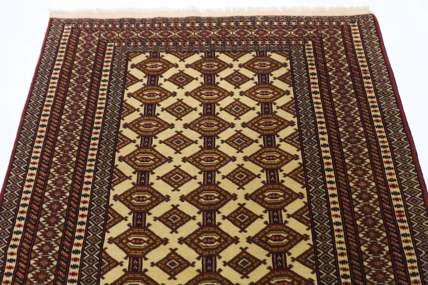 126 x 178 cm | Afghan Tribal Hand Knotted Veg Dye Wool carpet