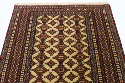126 x 178 cm | Afghan Tribal Hand Knotted Veg Dye Wool carpet