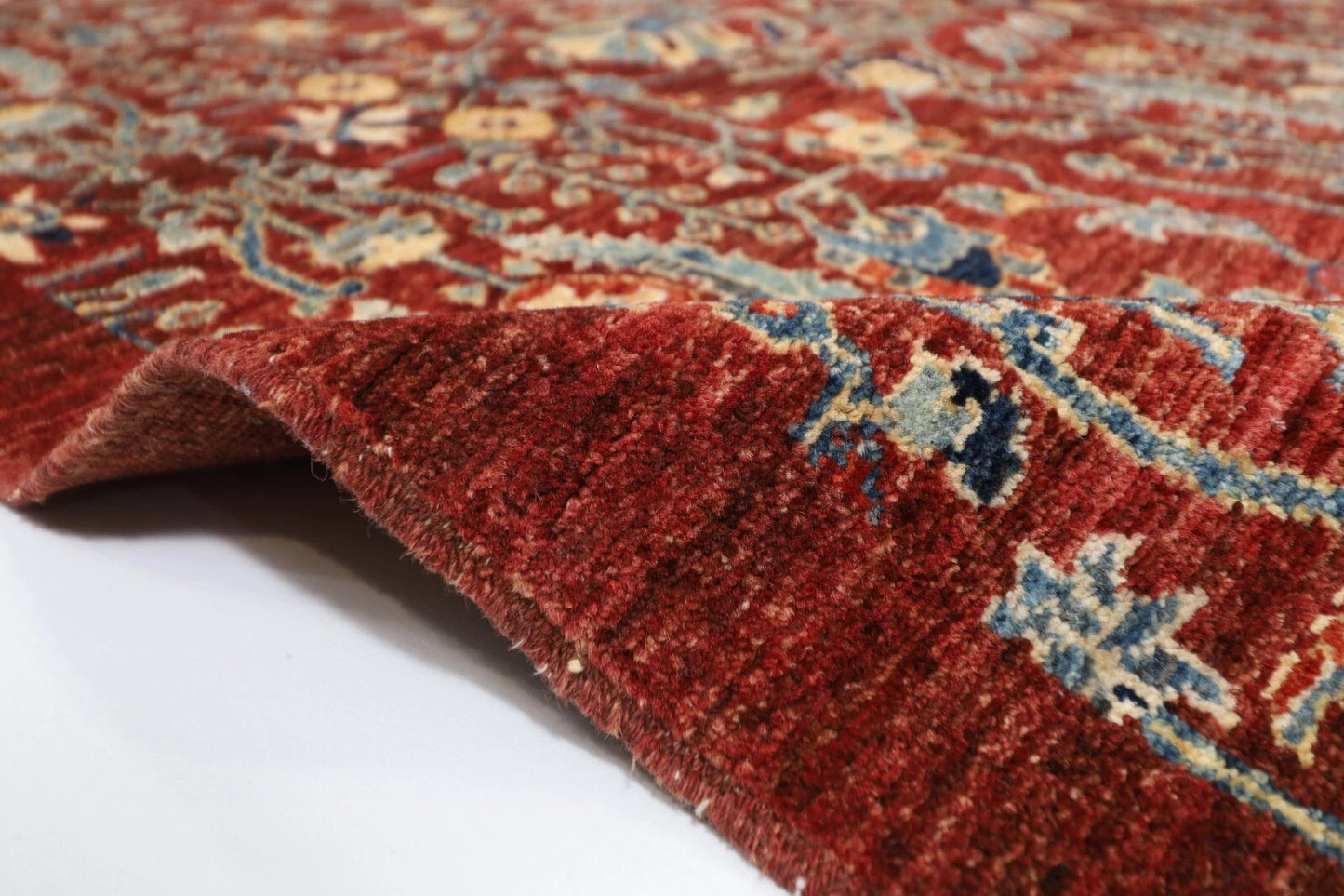127 x 187 cm | Afghan Tribal Hand Knotted Veg Dye Wool carpet