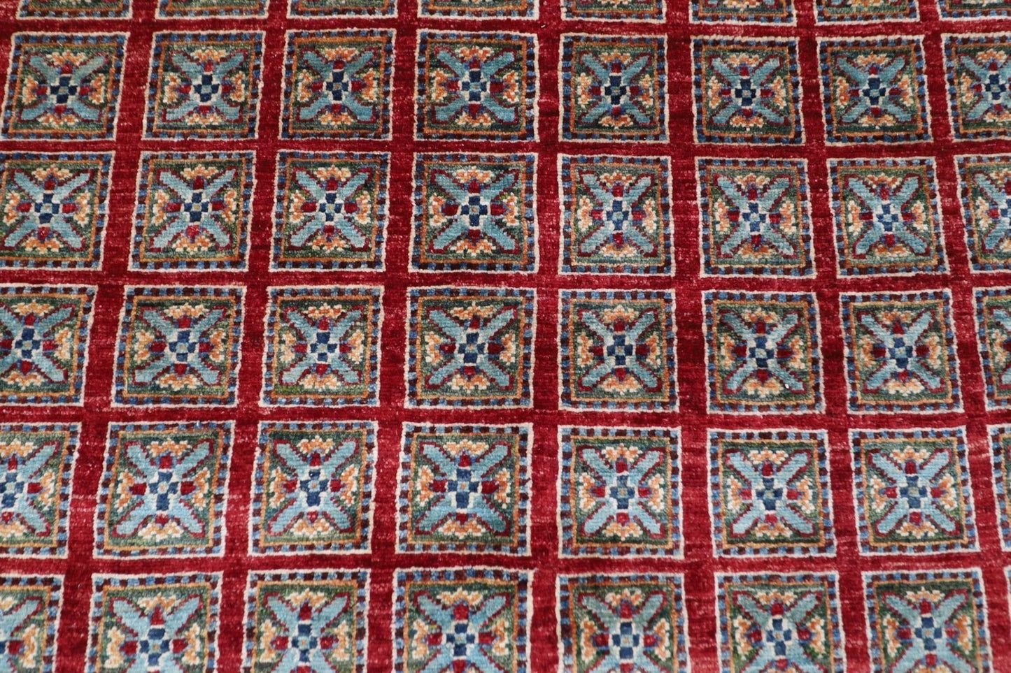 275 x 370 cm | Pazyryk Afghan Tribal Hand Knotted Carpet