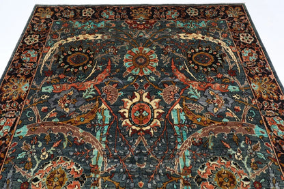 198 x 297 cm | Sickle leaf Afghan Tribal Hand Knotted Carpet