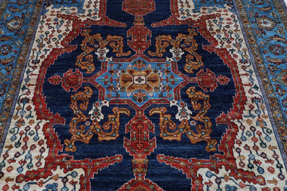 244 x 307 cm | Serapi Afghan Tribal Hand Knotted Carpet